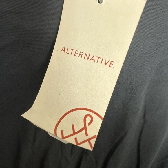 ALTERNATIVE APPAREL INC Mens T shirt medium Navy blue 01170C1 LS GO-TO TEE - Picture 6 of 8